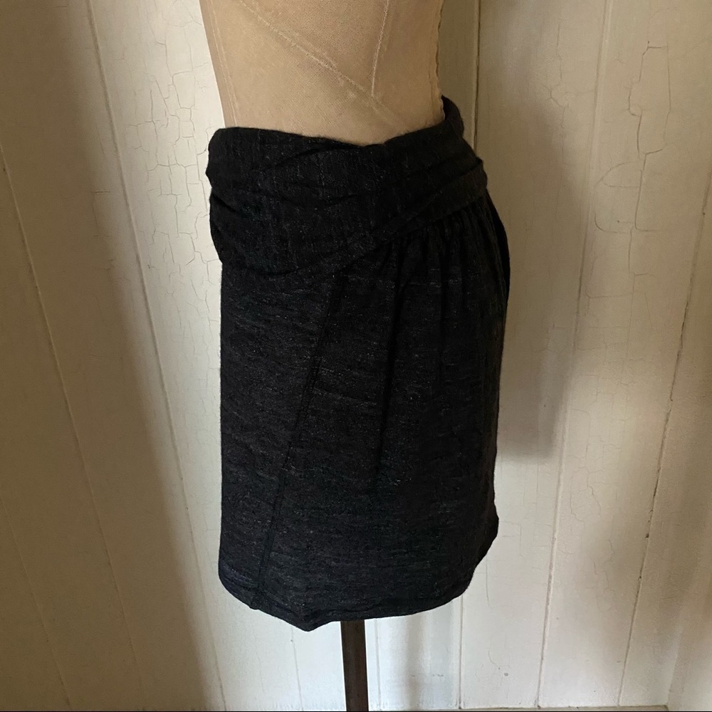 ISABEL MARANT ETOILE sz 0 XS Knit Mini SKIRT Gray - Picture 2 of 7